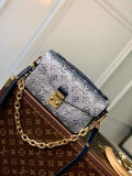 Louis Vuitton Pochette Métis East West M22834 Blue Monoglam canvas - Default Title - View 1