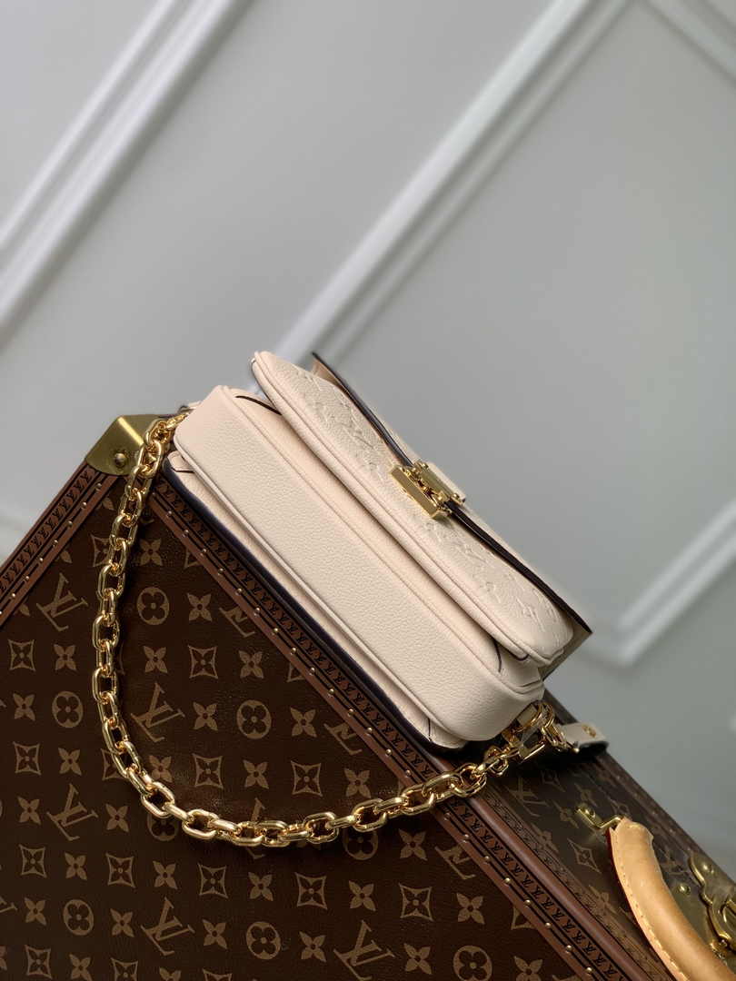 Louis Vuitton Pochette Métis East West M22942 Beige Empreinte Leather - Default Title - View 5