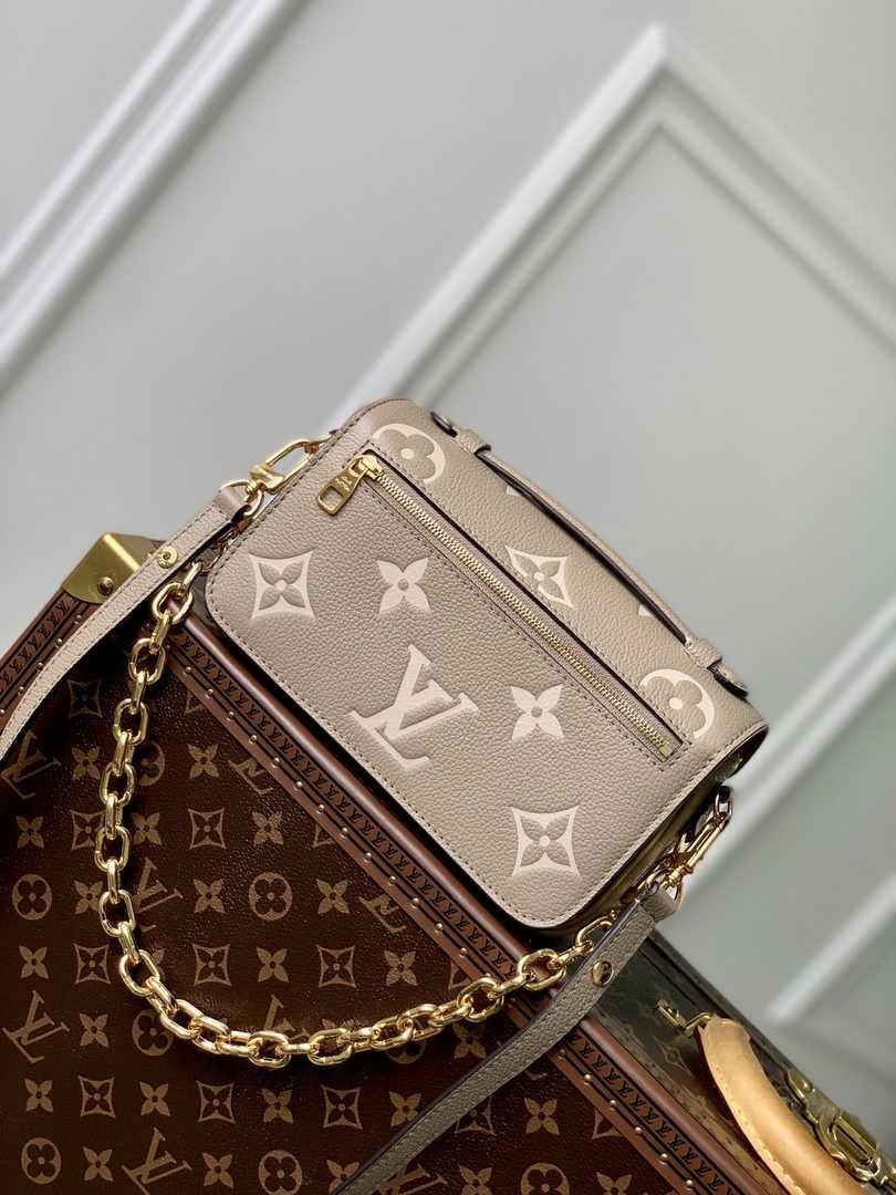 Louis Vuitton Pochette Métis East West M23081 Gray Empreinte Leather - Default Title - View 2
