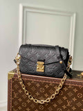 Louis Vuitton Pochette Métis East West M46595 Black Empreinte Leather - Default Title - View 1