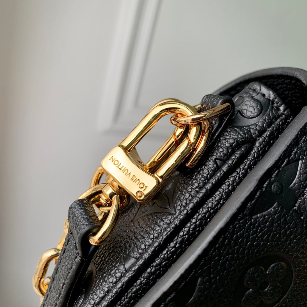 Louis Vuitton Pochette Métis East West M46595 Black Empreinte Leather - Default Title - View 7
