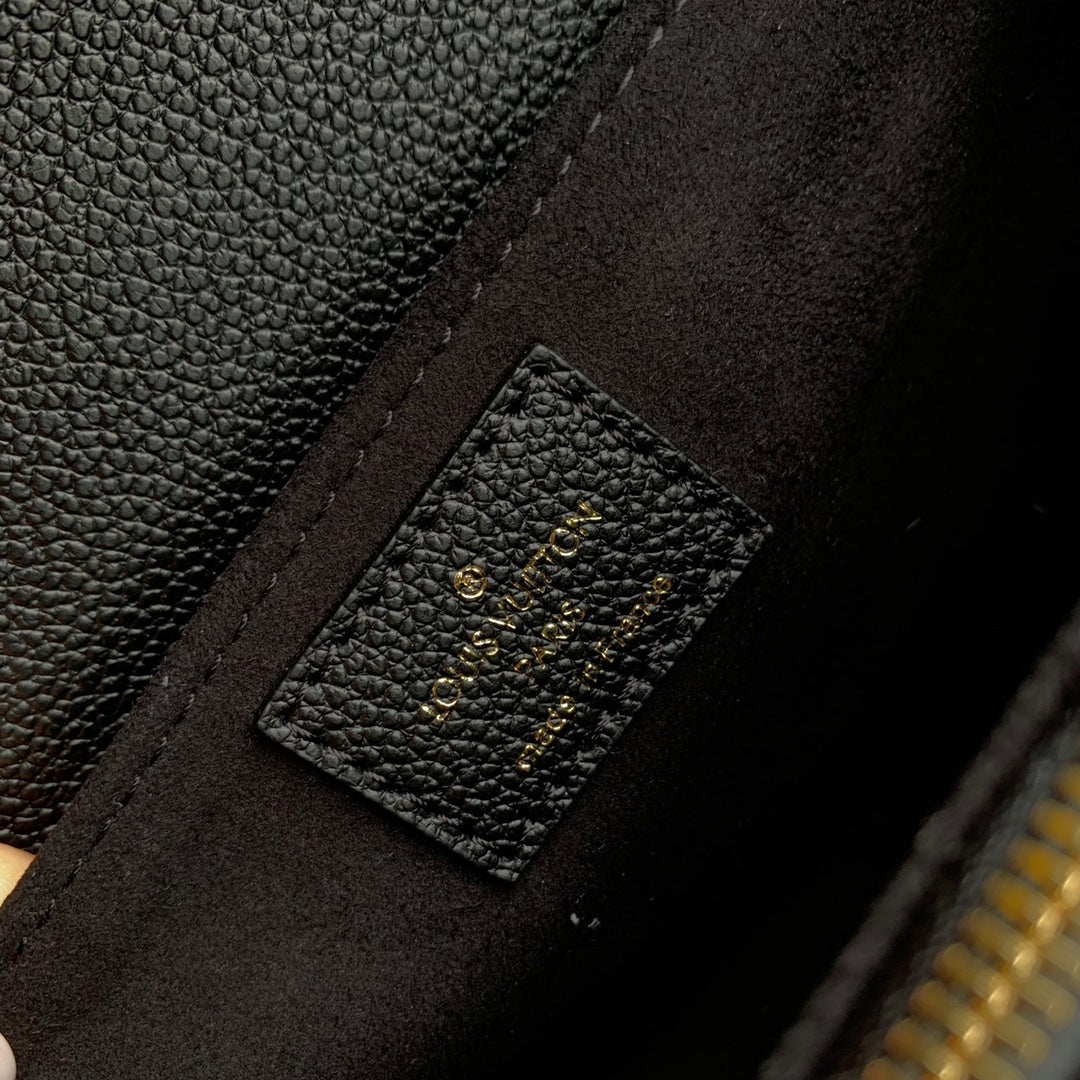 Louis Vuitton Pochette Métis East West M46595 Black Empreinte Leather - Default Title - View 9