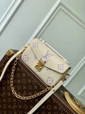 Louis Vuitton Pochette Métis East West M46596 Purple Empreinte Leather - Default Title - View 1