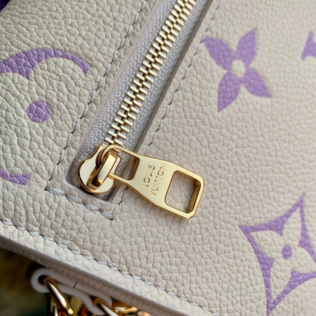 Louis Vuitton Pochette Métis East West M46596 Purple Empreinte Leather - Default Title - View 6