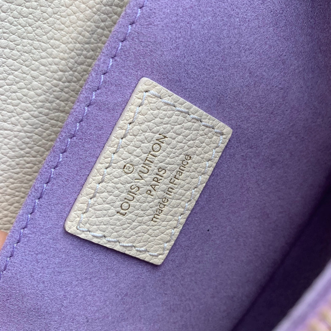 Louis Vuitton Pochette Métis East West M46596 Purple Empreinte Leather - Default Title - View 9