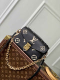 Louis Vuitton Pochette Métis East West M46596 Black Empreinte Leather - Default Title - View 1