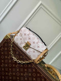 Louis Vuitton Pochette Métis East West M46914 Beige Cowhide-leather trim - Default Title - View 1
