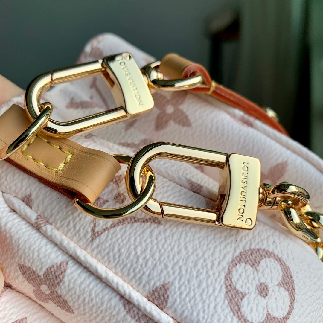 Louis Vuitton Pochette Métis East West M46914 Beige Cowhide-leather trim - Default Title - View 7