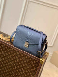Louis Vuitton Pochette Métis M59211 Navy Blue Leather - Default Title - View 1