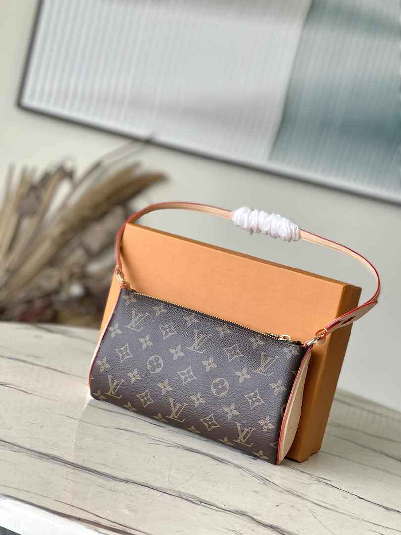 Louis Vuitton Pochette Tirette Bag M47123 Monogram coated canvas - Default Title - View 2