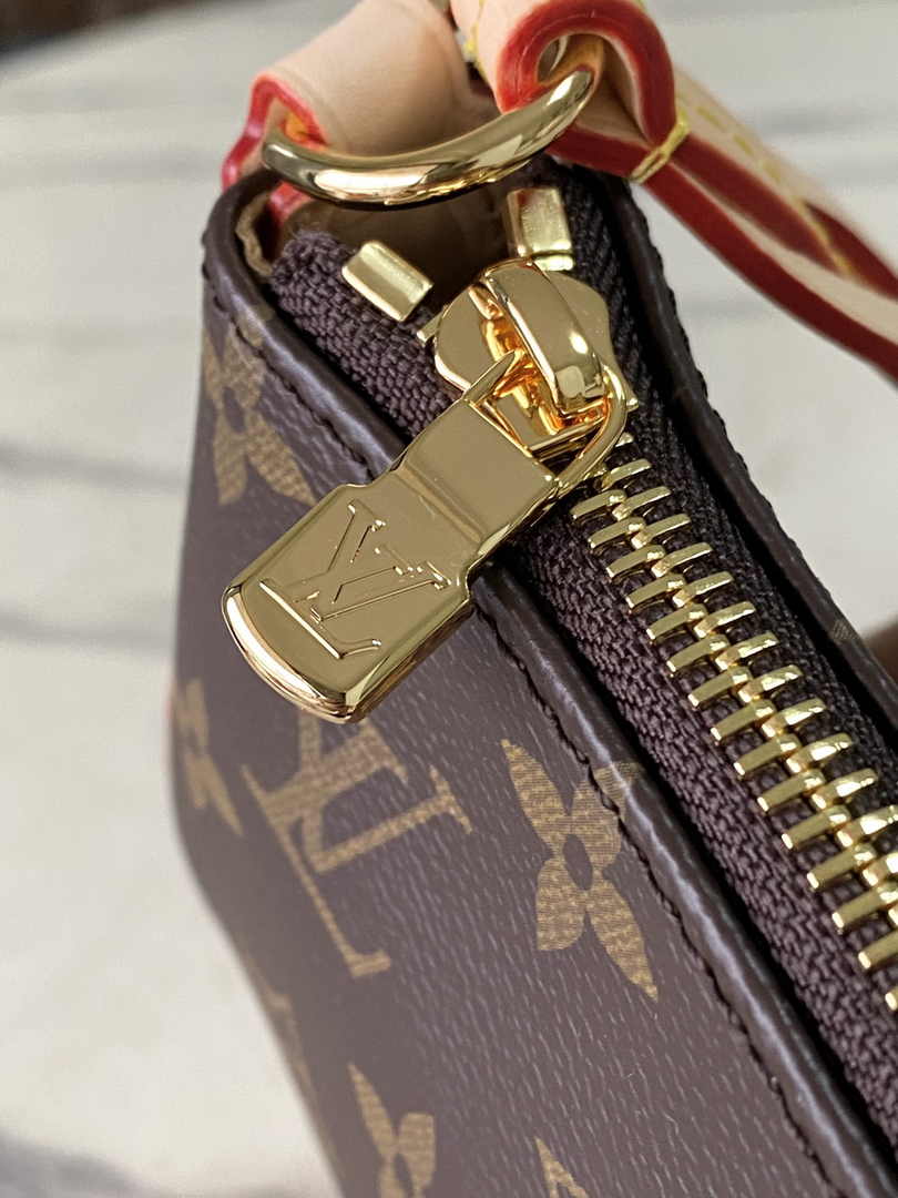 Louis Vuitton Pochette Tirette Bag M47123 Monogram coated canvas - Default Title - View 8
