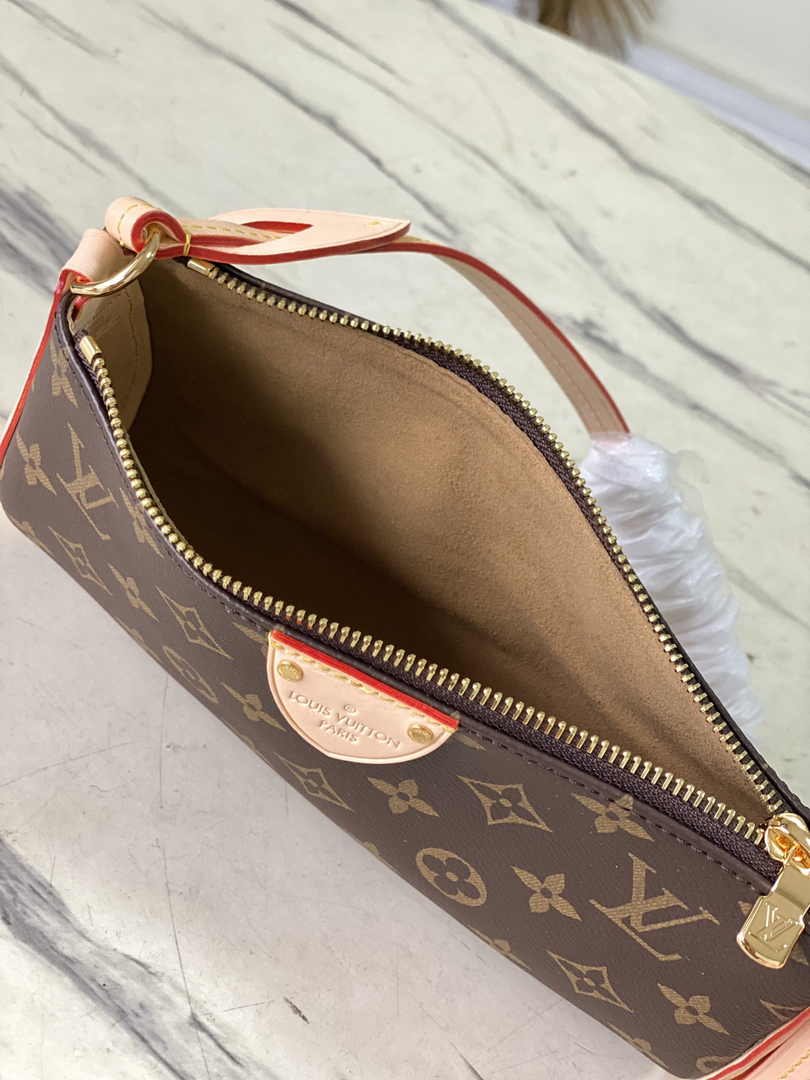 Louis Vuitton Pochette Tirette Bag M47123 Monogram coated canvas - Default Title - View 5