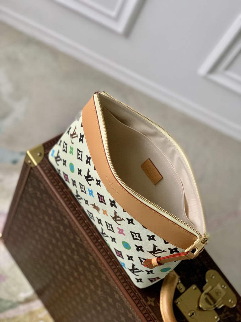 Louis Vuitton Pochette Voyage Souple Bag M83568 Beige