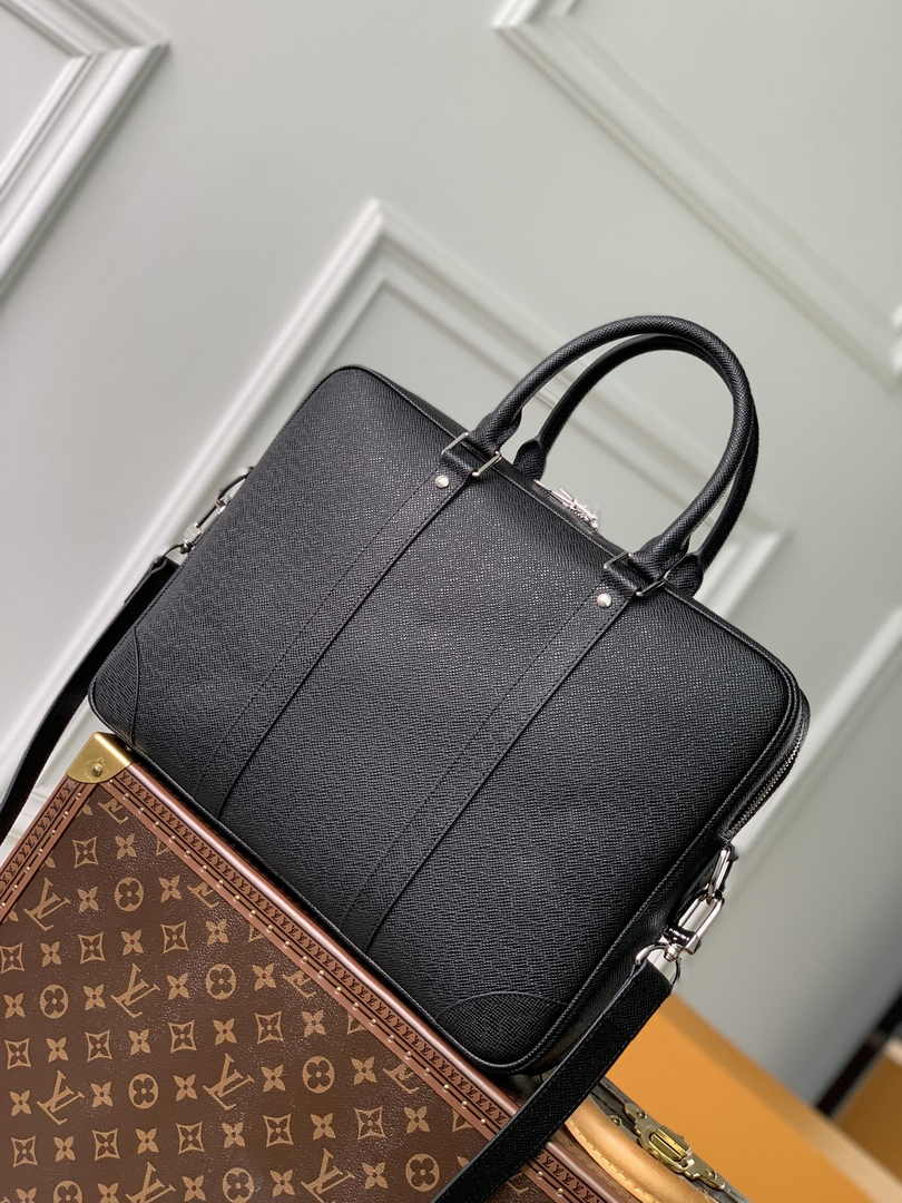 Louis Vuitton Porte-Documents Voyage PM M30925 Black Leather - Default Title - View 2
