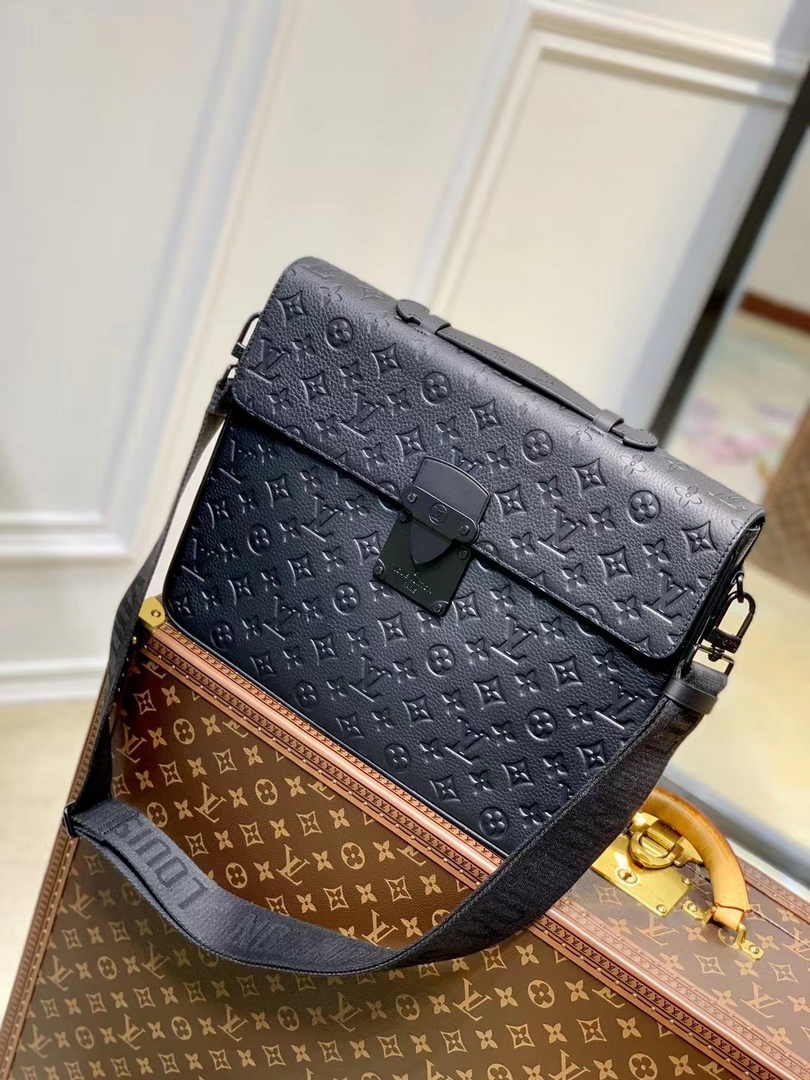 Louis Vuitton S Lock Briefcase M20835 Monogram Taurillon Leather