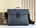 Louis Vuitton S Lock Briefcase M20835 Black