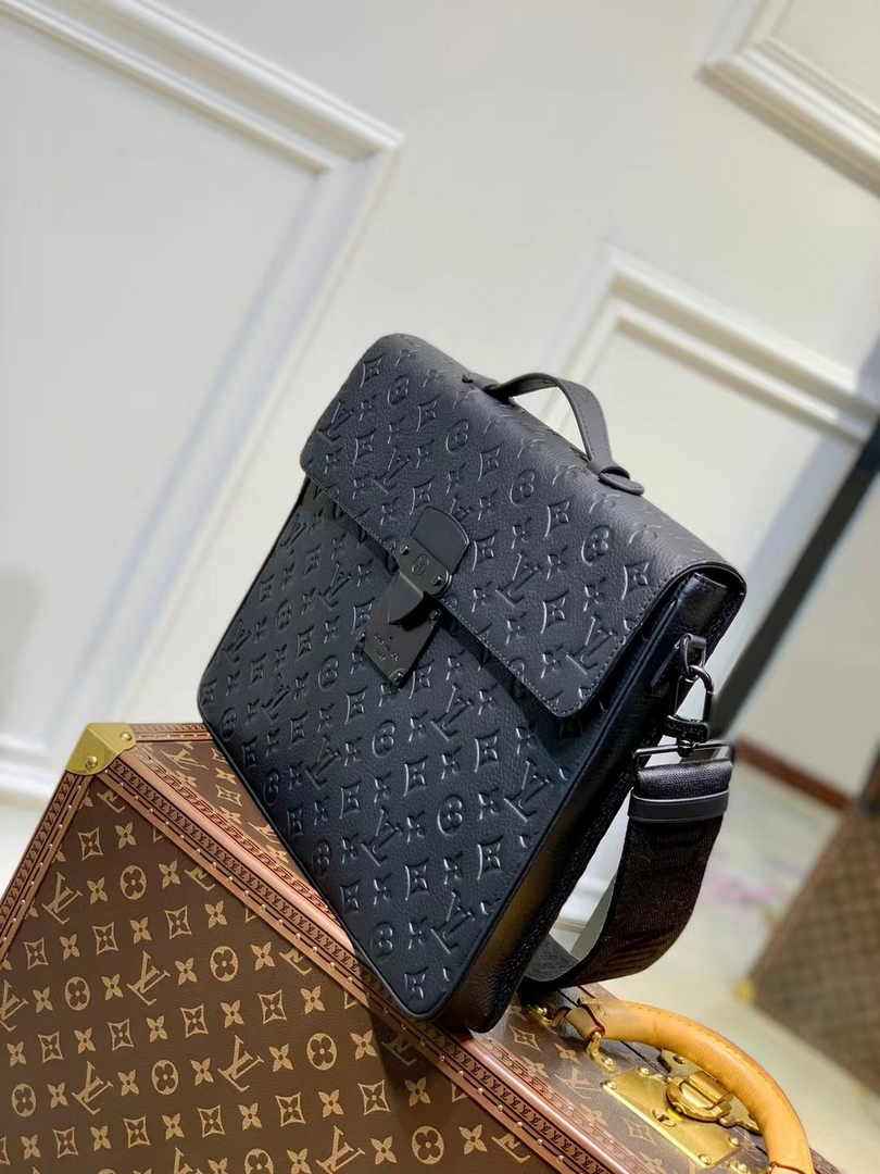 Louis Vuitton S Lock Briefcase M20835 Monogram Taurillon Leather