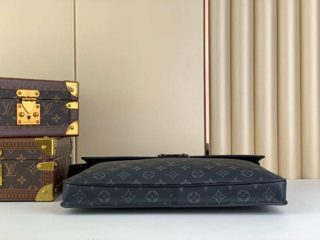 Louis Vuitton S Lock Briefcase M20835 Black - Default Title - View 4