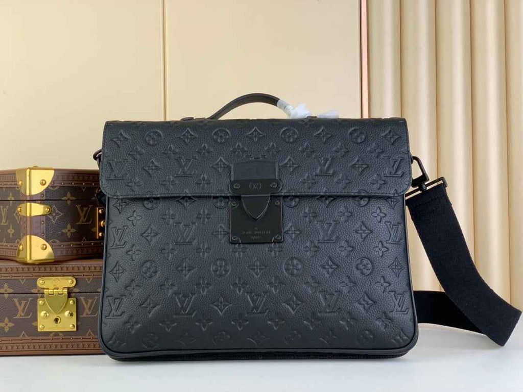 Louis Vuitton S Lock Briefcase M20835 Monogram Taurillon Leather