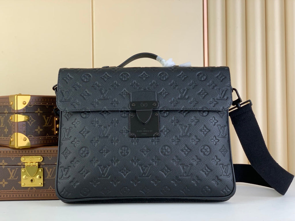 Louis Vuitton S Lock Briefcase M20835 Monogram Taurillon Leather - Default Title - View 1