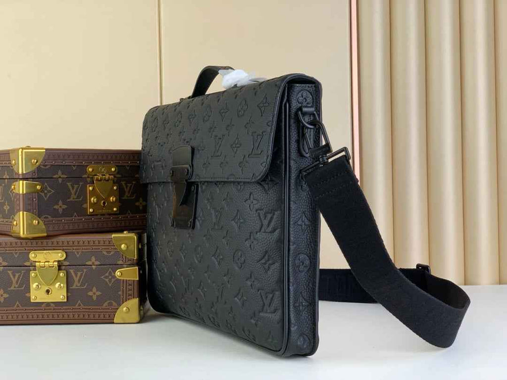 Louis Vuitton S Lock Briefcase M20835 Monogram Taurillon Leather