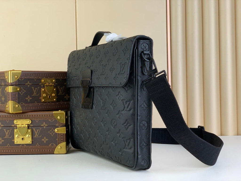 Louis Vuitton S Lock Briefcase M20835 Monogram Taurillon Leather - Default Title - View 2