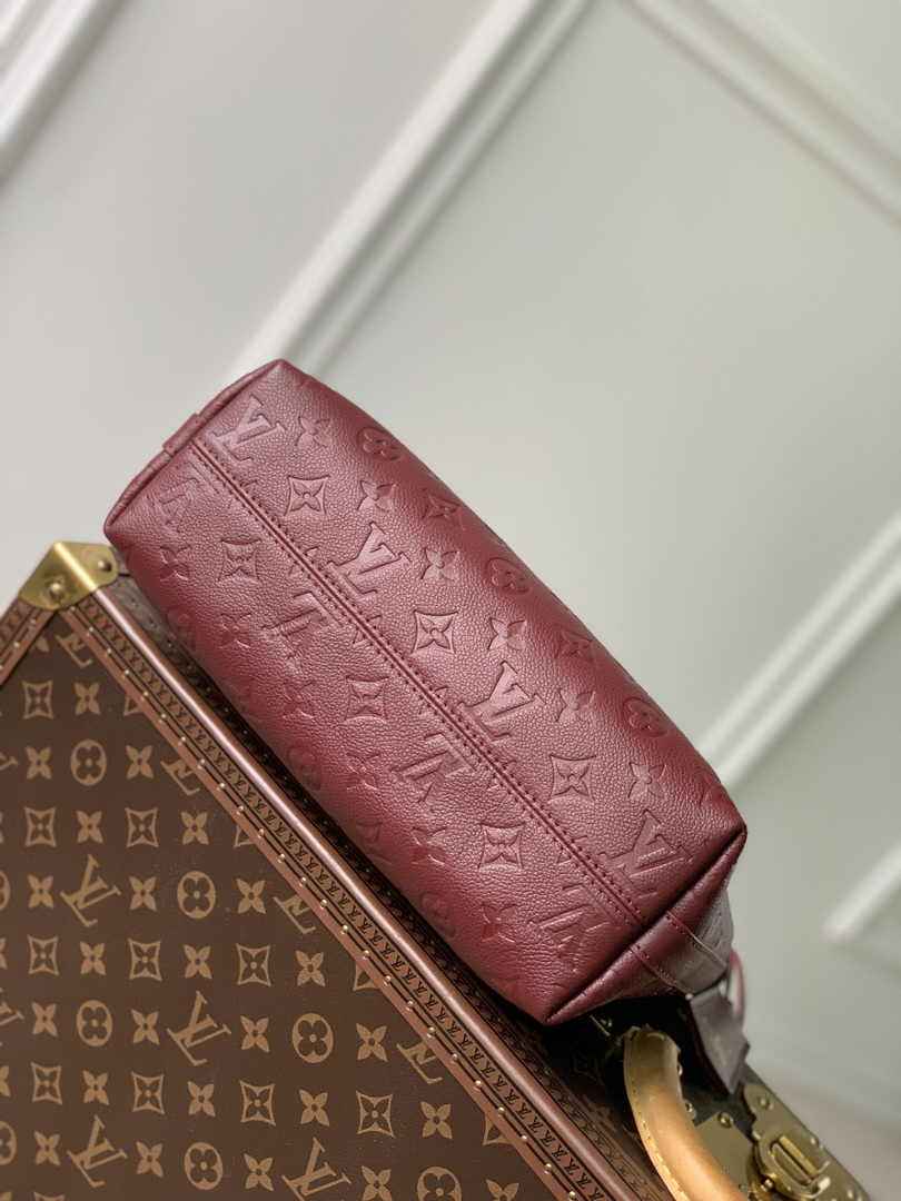 Louis Vuitton Sac Sport Bag M46674 Wine Red Leather