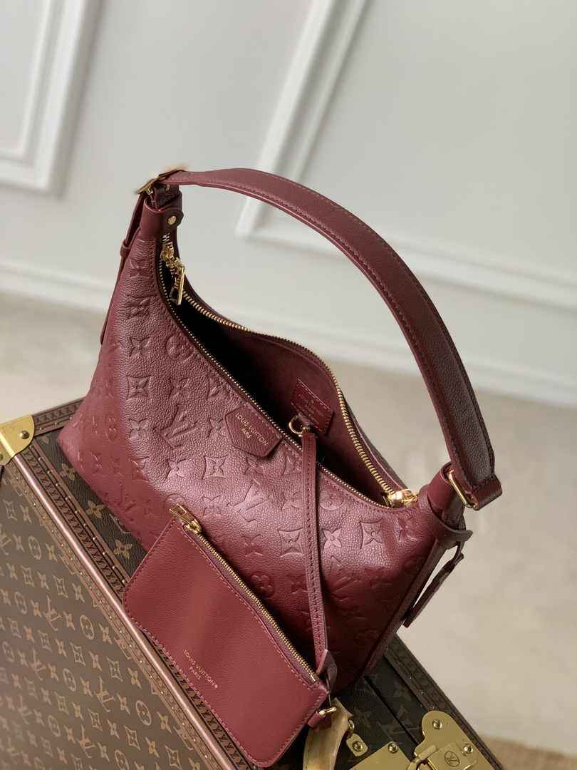 Louis Vuitton Sac Sport Bag M46674 Wine Red Leather