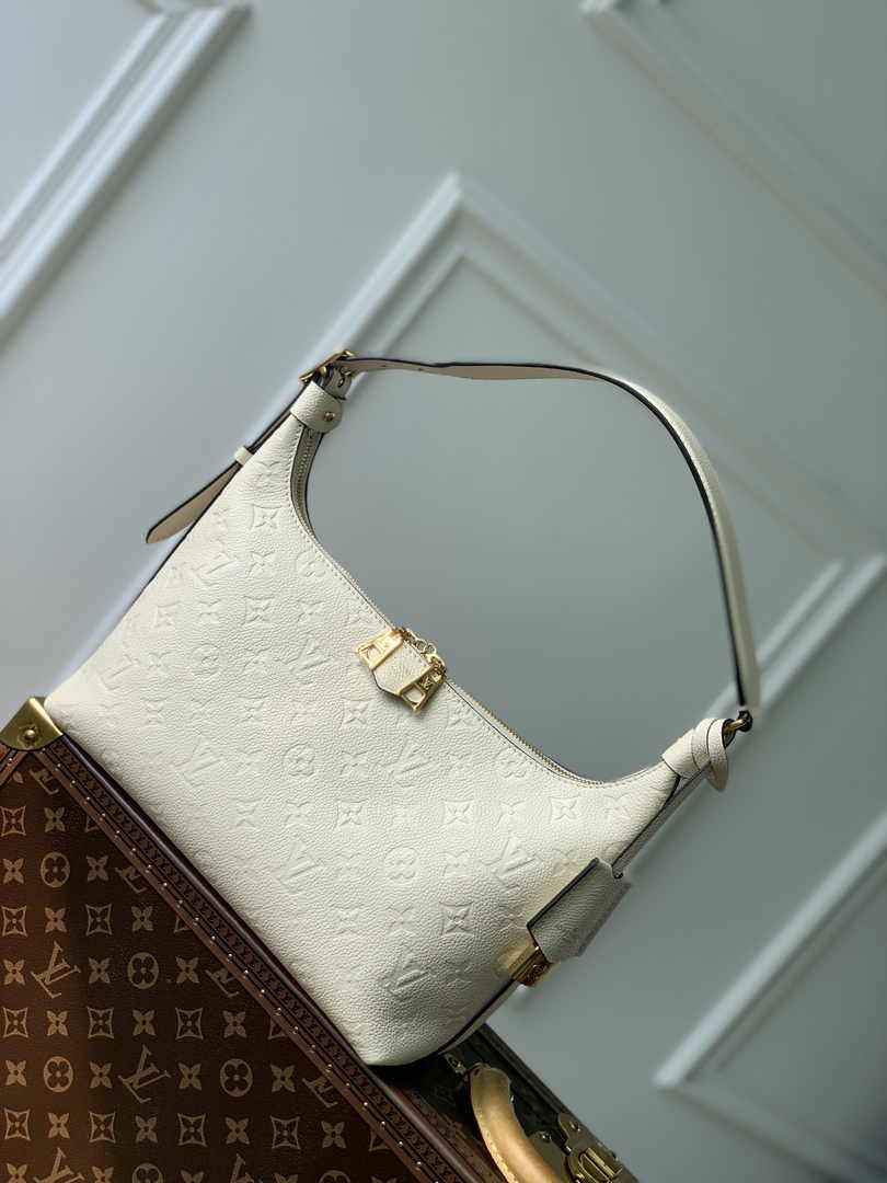 Louis Vuitton Sac Sport Bag M46609 Beige Leather