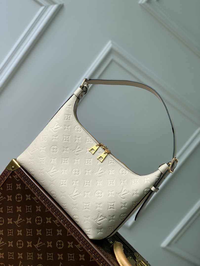 Louis Vuitton Sac Sport Bag M46609 Beige Leather