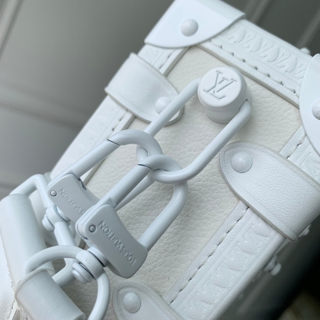 Louis Vuitton Side Trunk PM M24304 White leather - Default Title - View 7