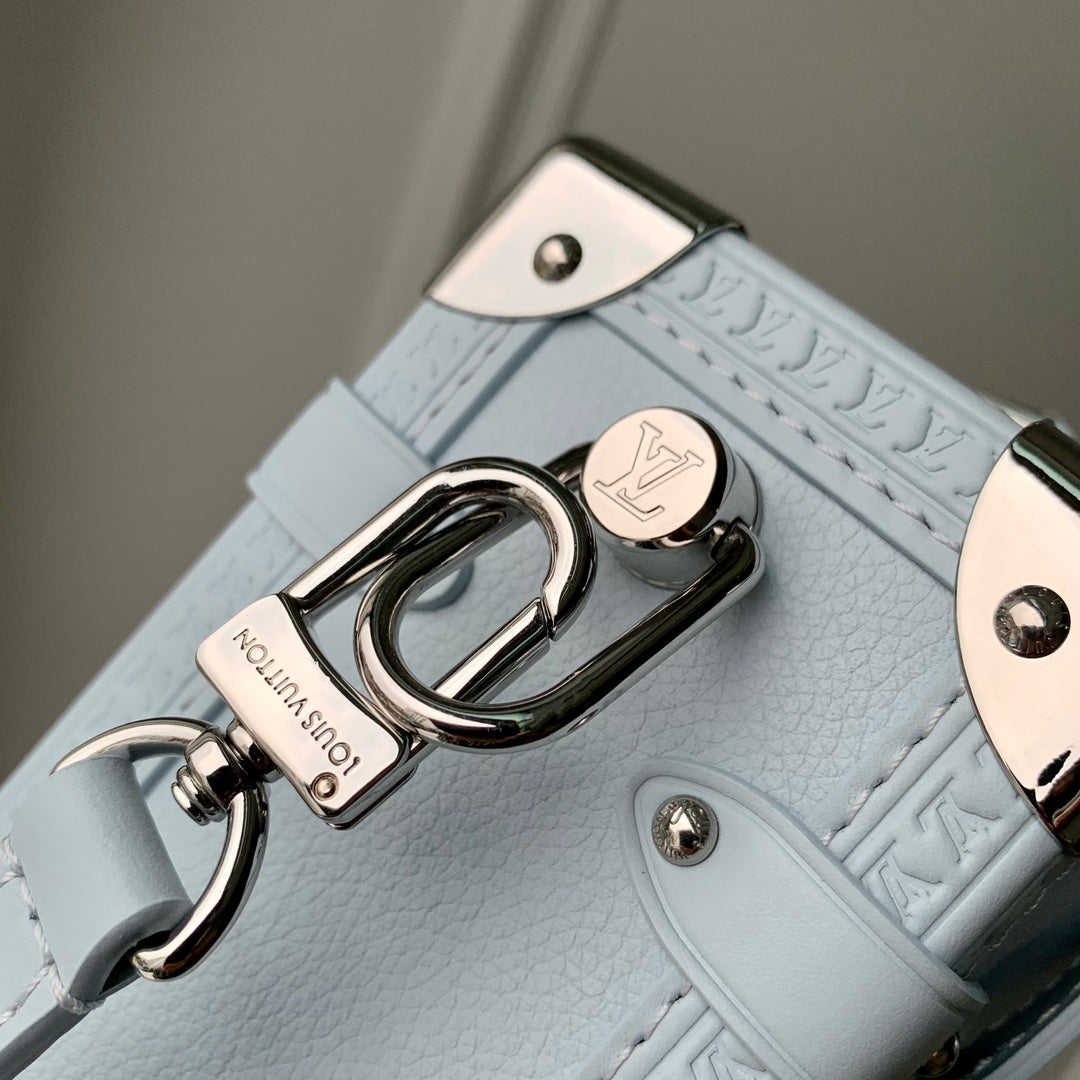 Louis Vuitton Side Trunk MM M25160 Blue leather - Default Title - View 7