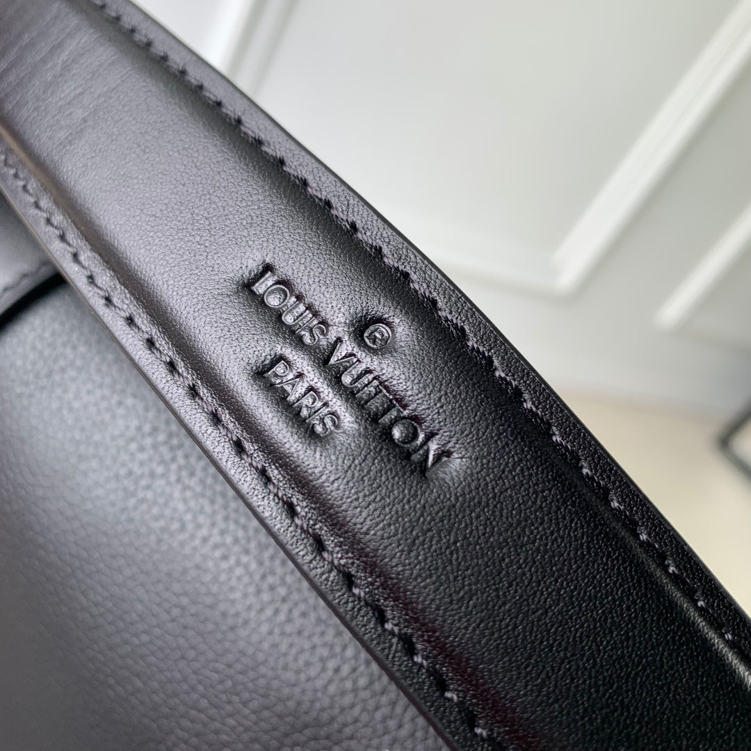 Louis Vuitton Side Trunk MM M24309 Black leather - Default Title - View 7