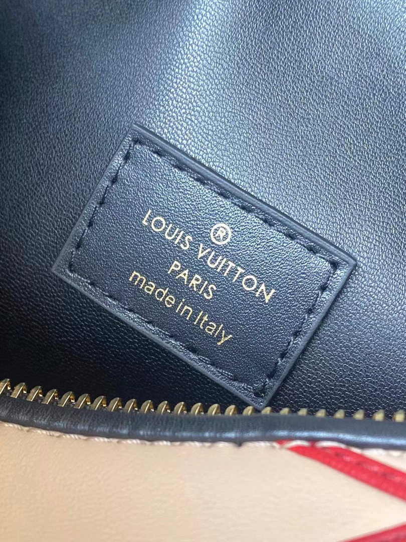 Louis Vuitton Side Trunk MM M24403 Beige Red Lambskin - Default Title - View 8