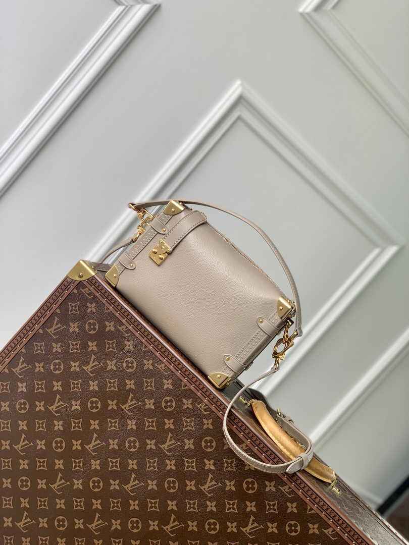 Louis Vuitton Side Trunk MM M25072 Taupe leather - Default Title - View 1