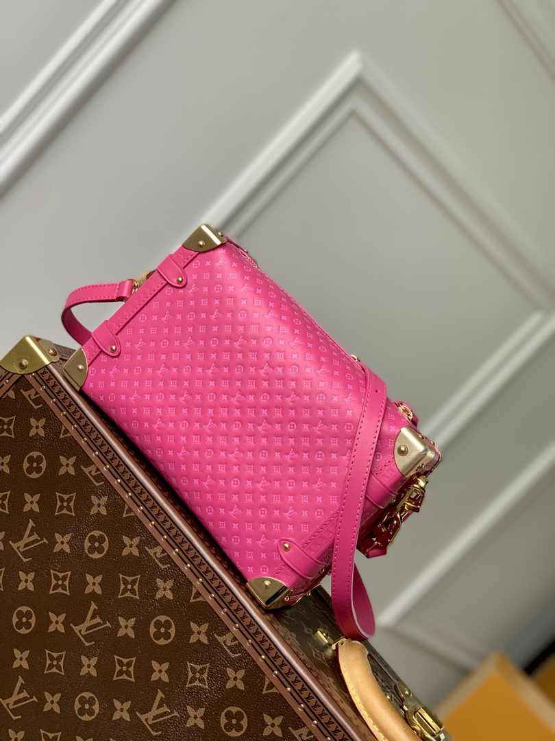Louis Vuitton Side Trunk MM M46358 Plum Leather - Default Title - View 3