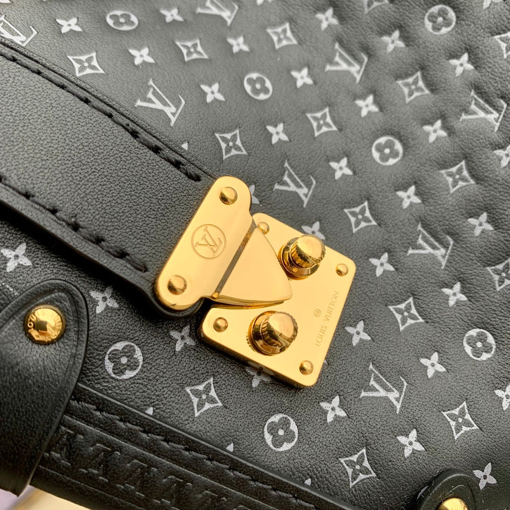 Louis Vuitton Side Trunk MM M46358 Black Leather - Default Title - View 5