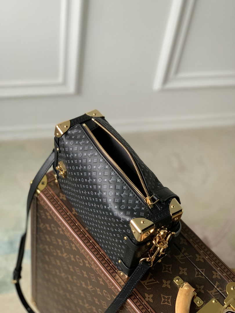 Louis Vuitton Side Trunk MM M46358 Black Leather - Default Title - View 8