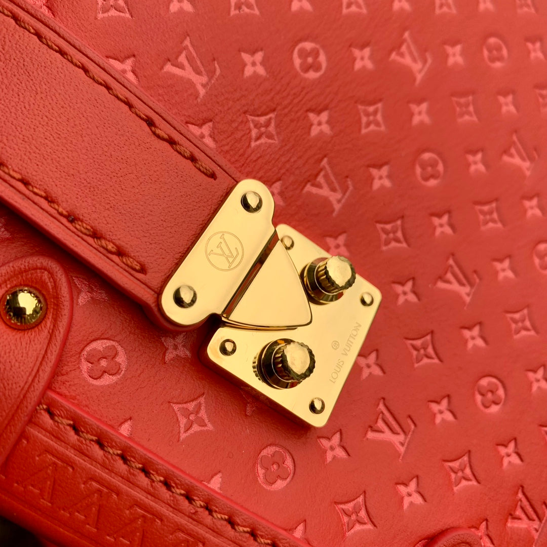 Louis Vuitton Side Trunk MM M46358 Red Leather - Default Title - View 5