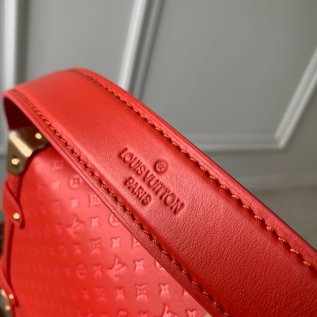 Louis Vuitton Side Trunk MM M46358 Red Leather - Default Title - View 8