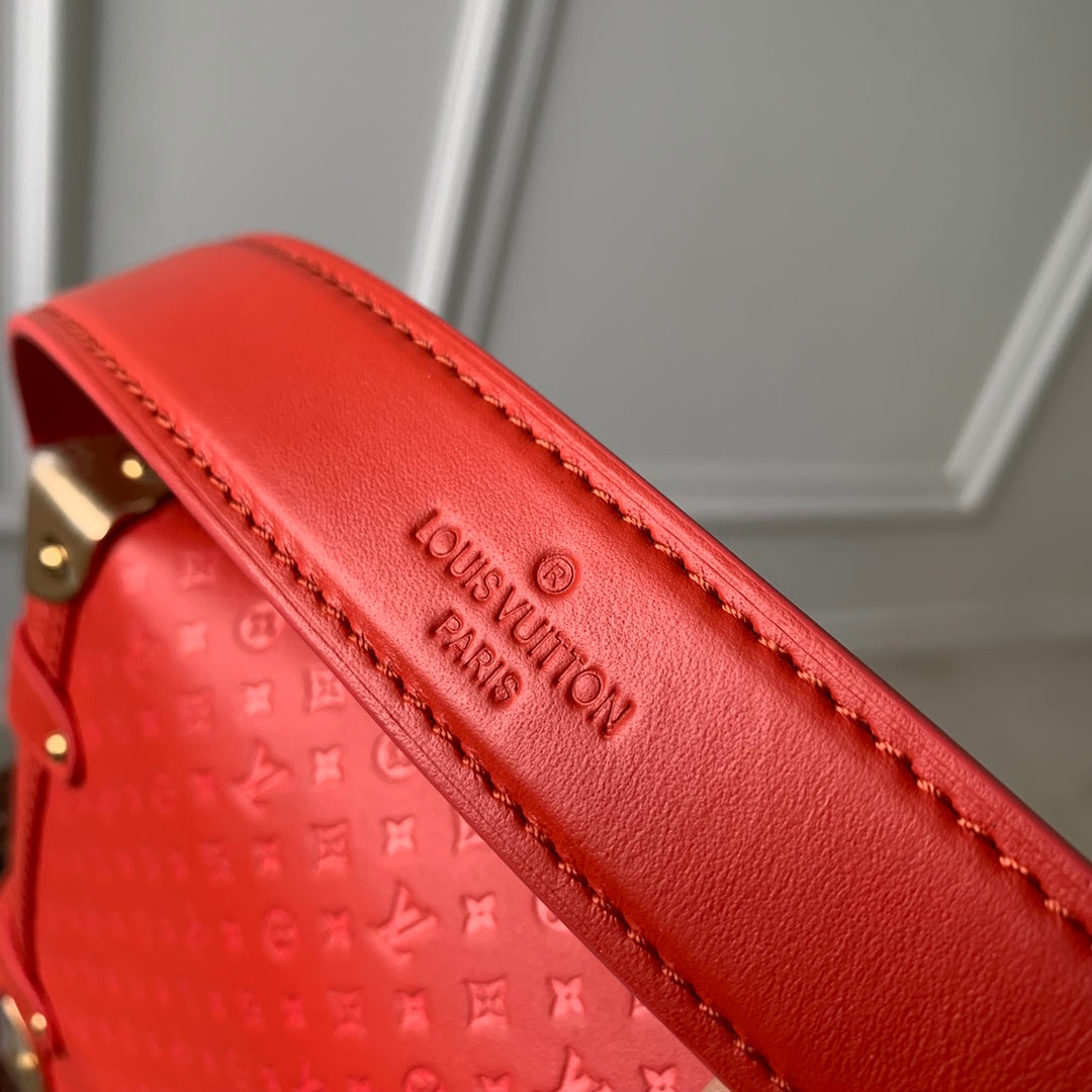Louis Vuitton Side Trunk MM M46358 Red Leather - Default Title - View 8
