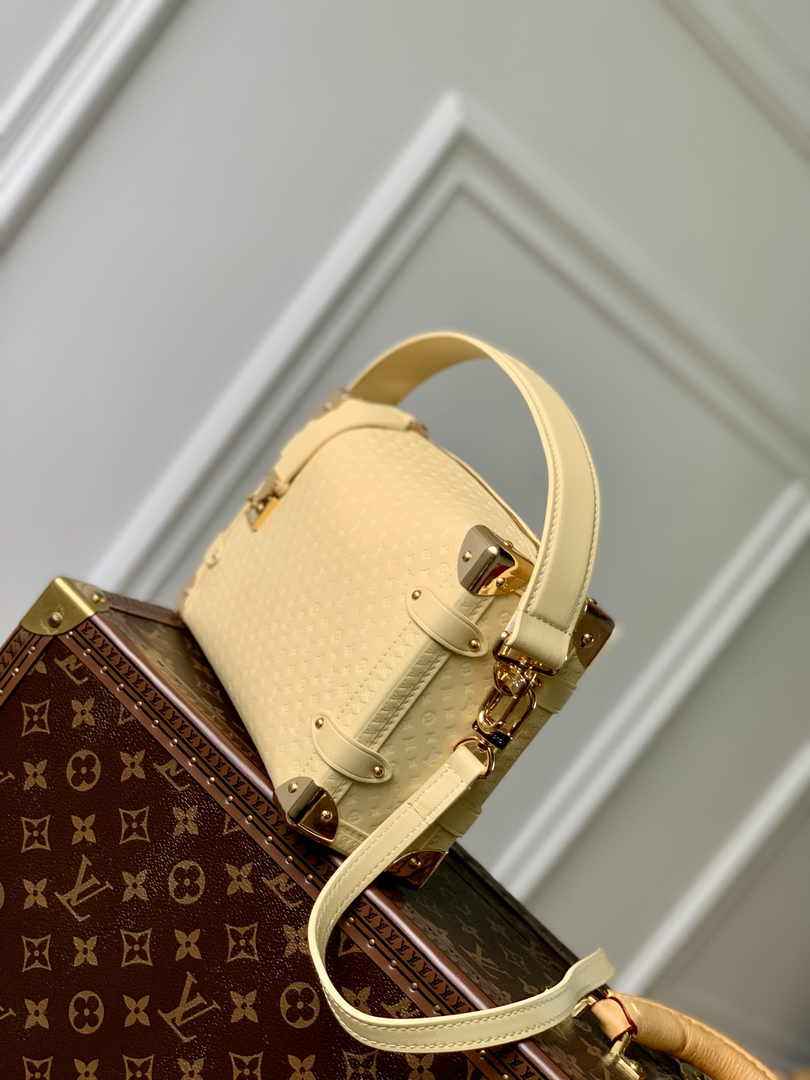 Louis Vuitton Side Trunk MM M46358 Yellow Leather - Default Title - View 3