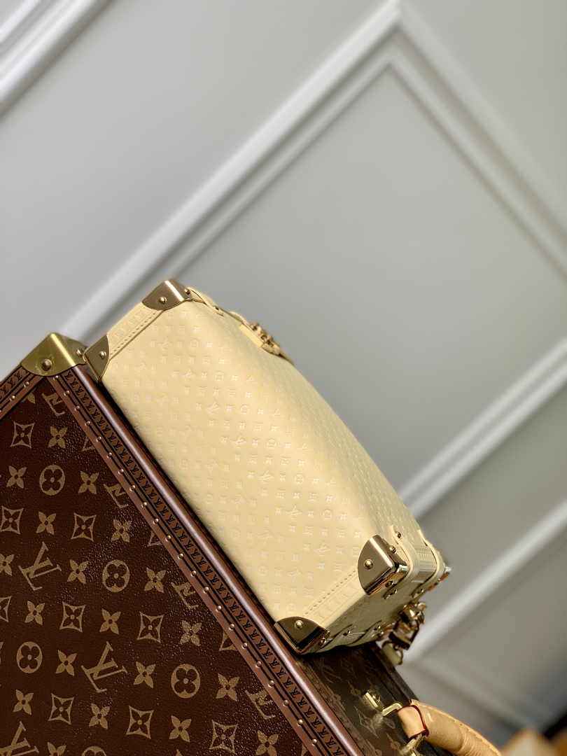 Louis Vuitton Side Trunk MM M46358 Yellow Leather - Default Title - View 4