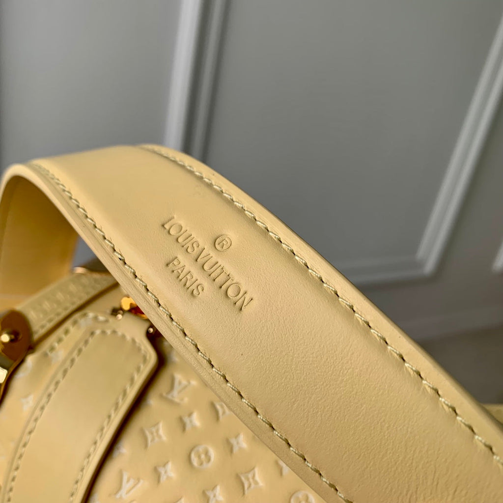 Louis Vuitton Side Trunk MM M46358 Yellow Leather - Default Title - View 7