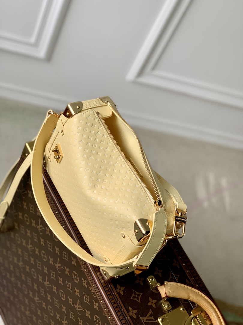 Louis Vuitton Side Trunk MM M46358 Yellow Leather - Default Title - View 8