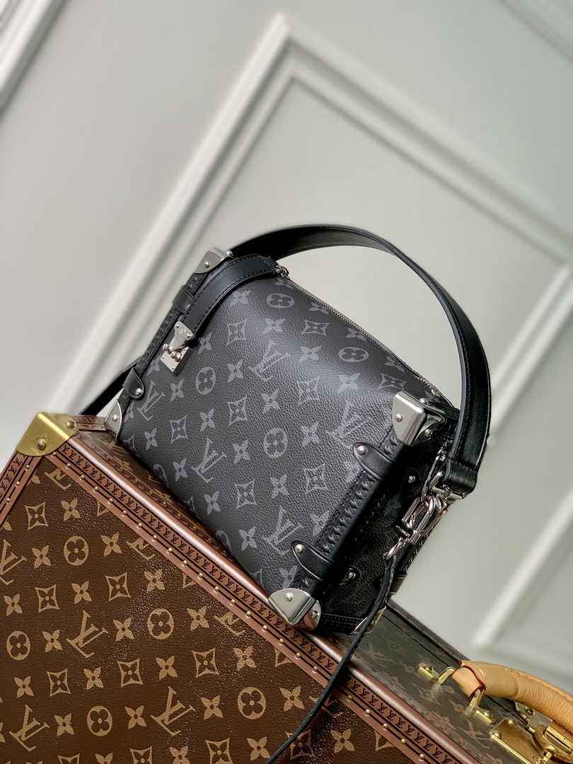 Louis Vuitton Side Trunk MM M46358 Monogram canvas black - Default Title - View 3