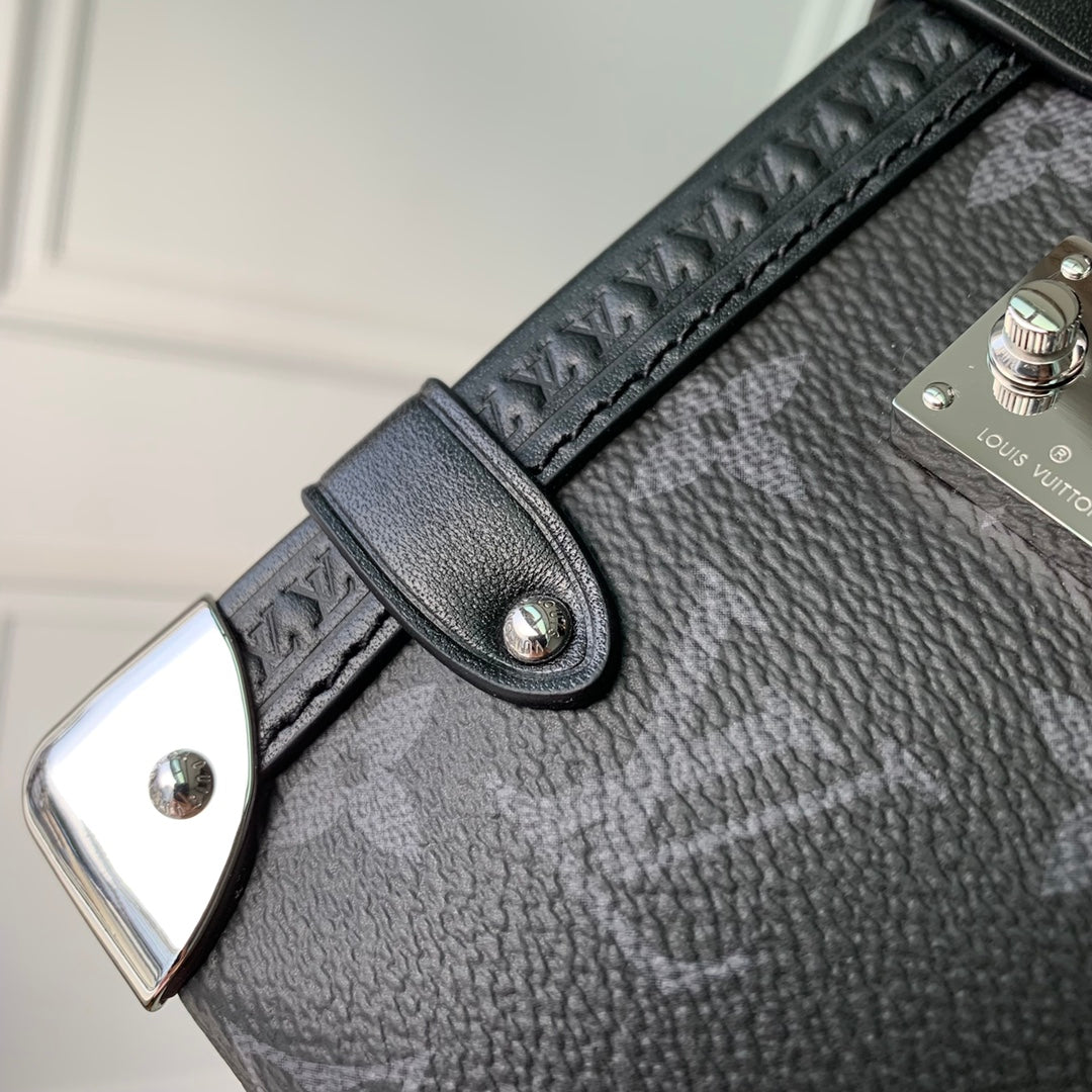 Louis Vuitton Side Trunk MM M46358 Monogram canvas black - Default Title - View 6