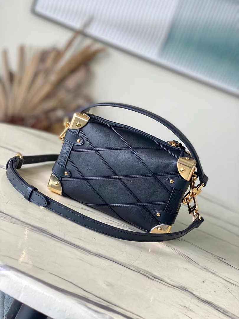 Louis Vuitton Side Trunk PM M83030 Black Lambskin - Default Title - View 3