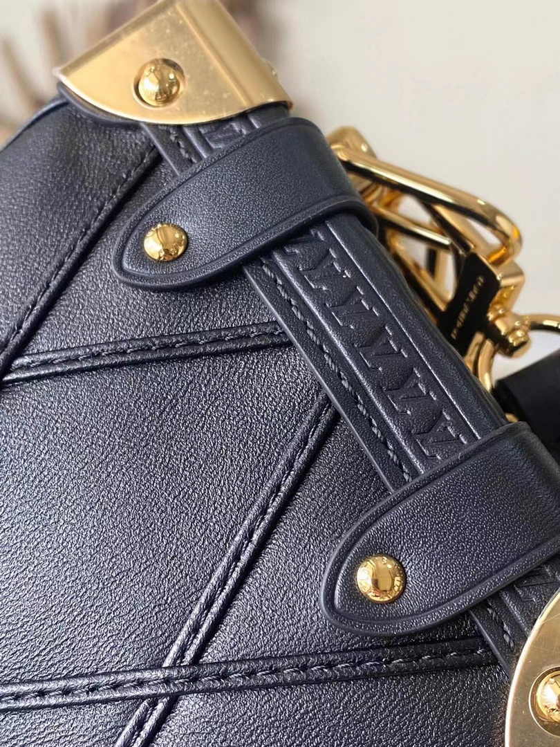 Louis Vuitton Side Trunk PM M83030 Black Lambskin - Default Title - View 6