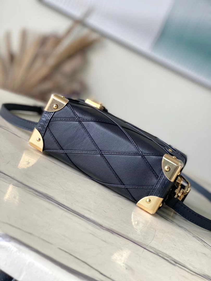Louis Vuitton Side Trunk PM M83030 Black Lambskin - Default Title - View 7